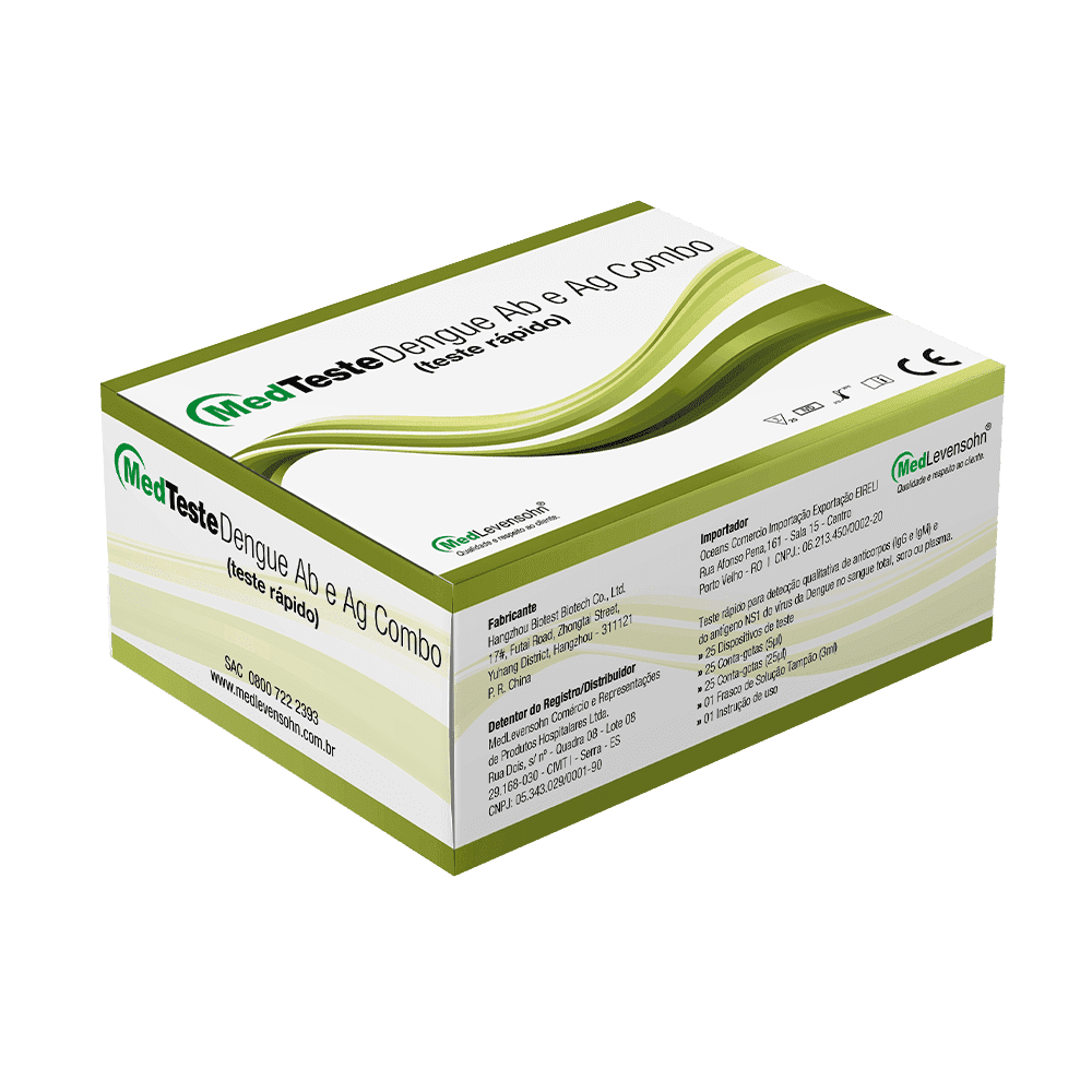 MedTeste Dengue Ab e Ag Combo - Teste Rápido - MedLevensohn