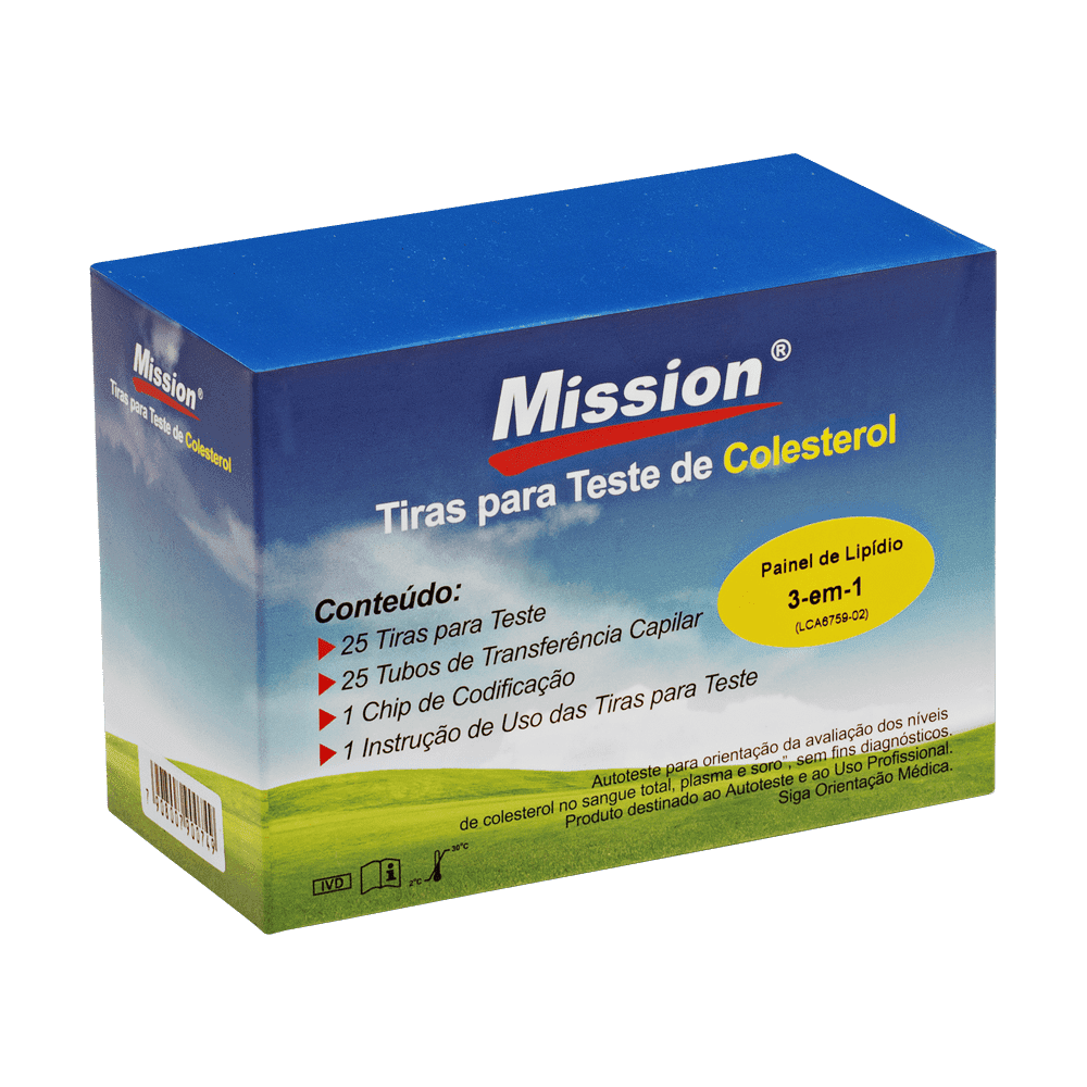 Mission® Tira Para Teste de Perfil Lipídico Individualizada - MedLevensohn