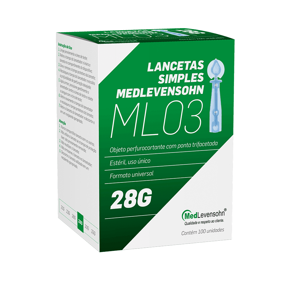 Lanceta Simples MedLevensohn® ML03 - MedLevensohn