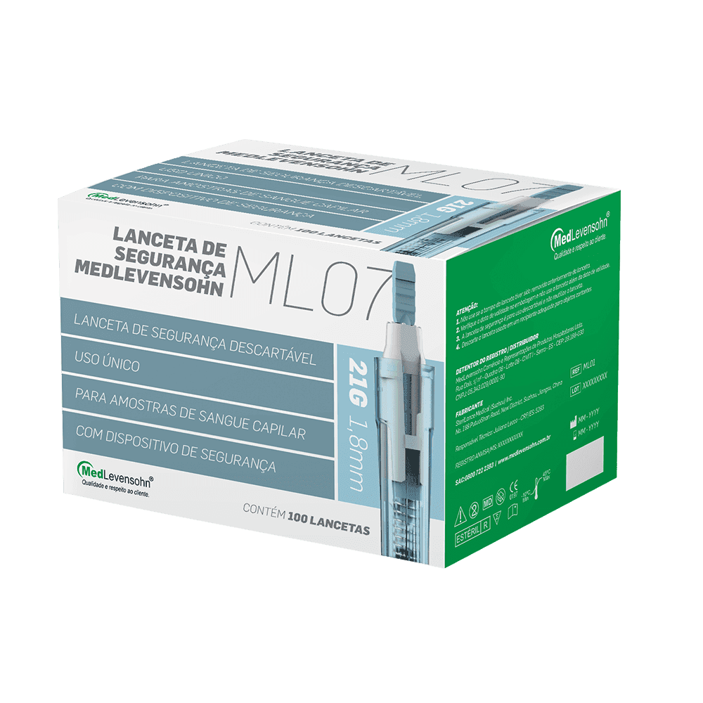 Lanceta de Segurança MedLevensohn® ML07 - MedLevensohn