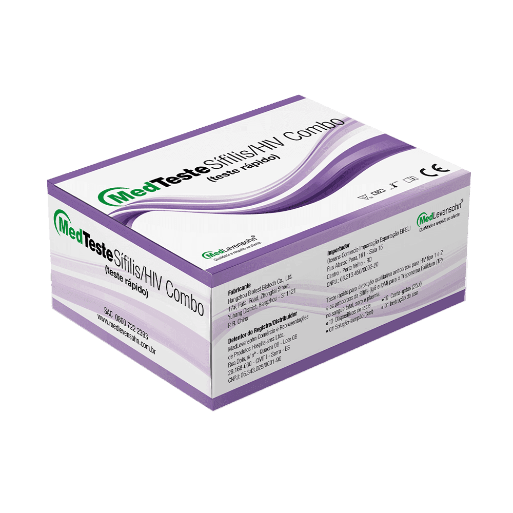 MedTeste Sífilis/HIV Combo - Teste Rápido - MedLevensohn