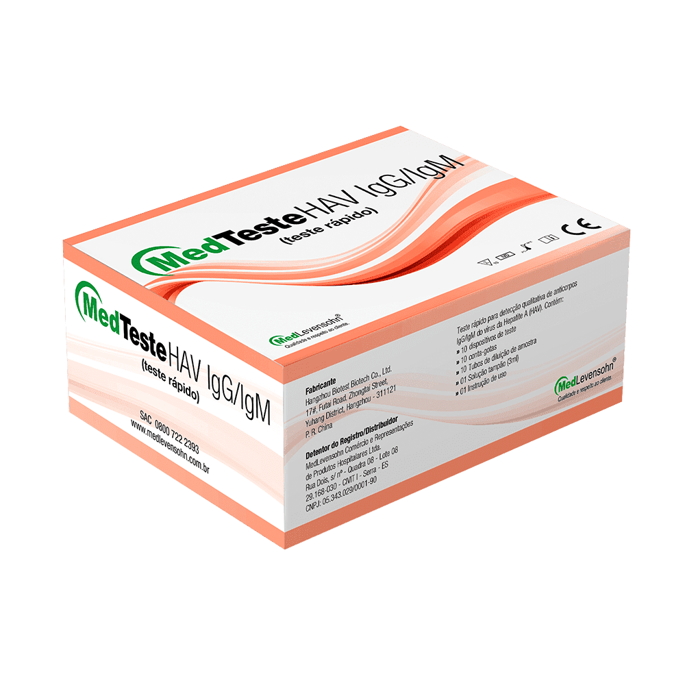 MedTeste HAV IgG/IgM - Teste Rápido - MedLevensohn