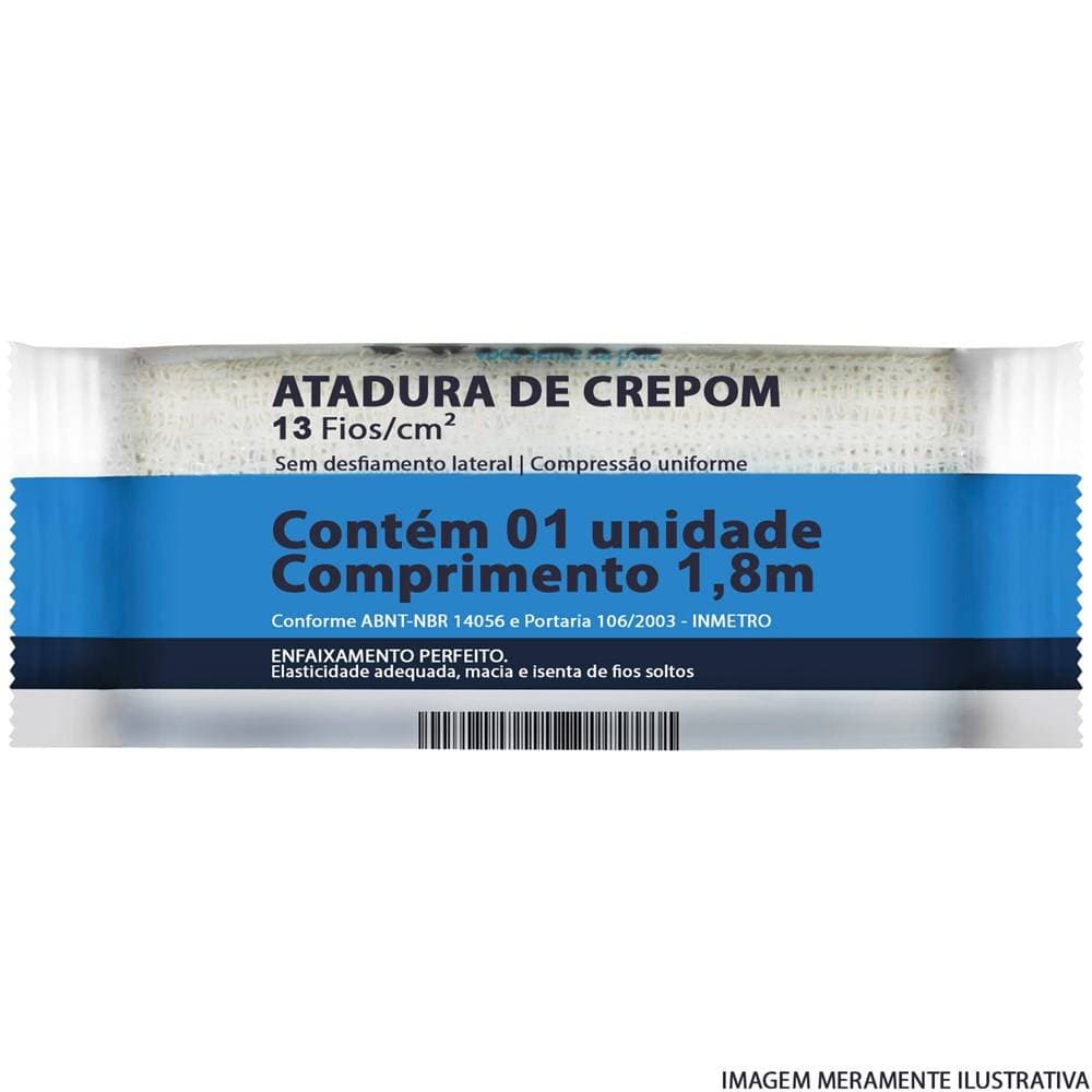 Atadura Crepom 10cm X 1,20m Pct c/ 12 Unds - Neve - Portal do Médico