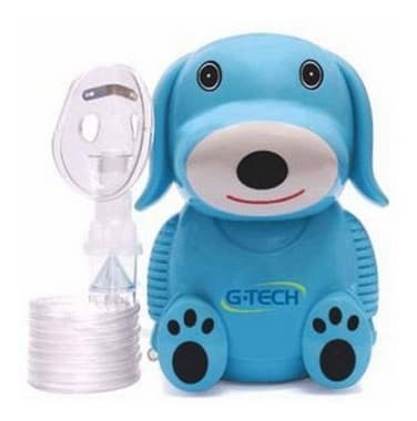 Inalador E Nebulizador G-tech - Cachorro Nebdog Azul - Portal do Médico