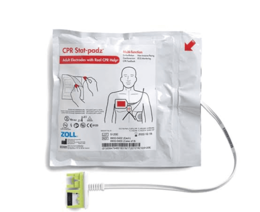 Desfibrilador / Cardioversor zoll cpr stat padz - Portal do Médico