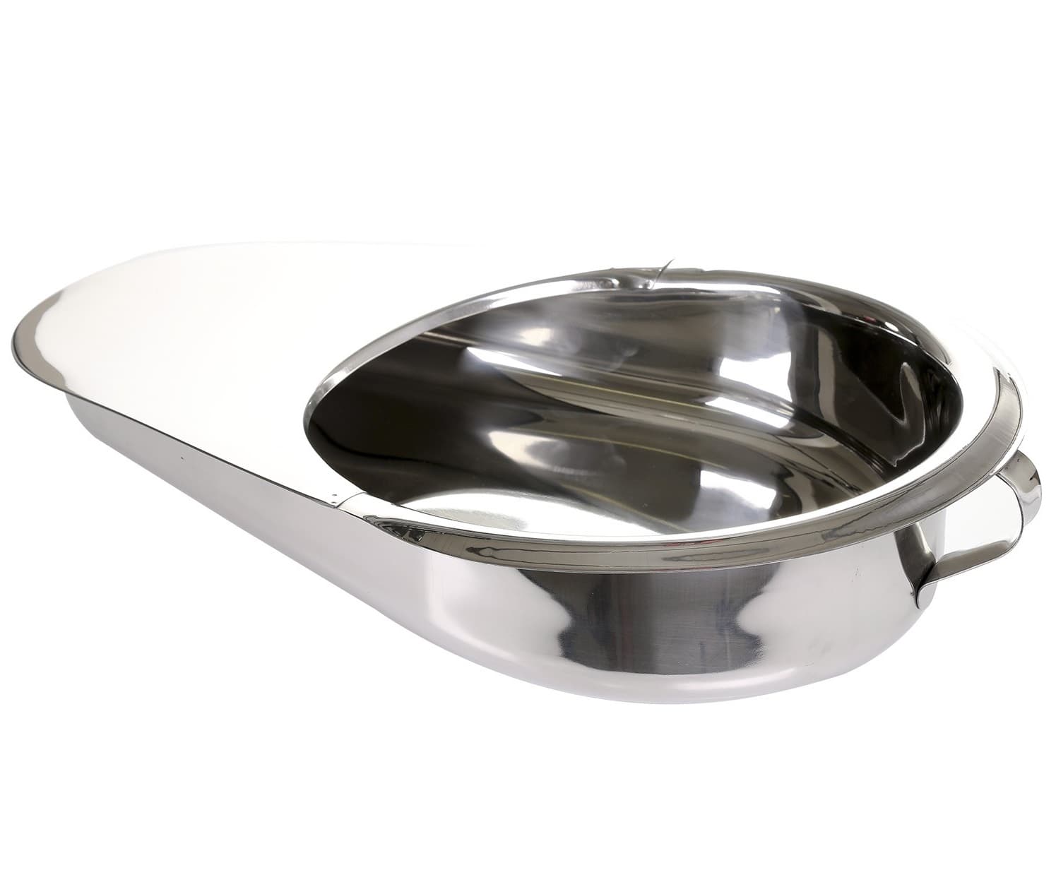 Comadre De Inox Fortinox Tam 40x30cm 3500ml - Portal do Médico