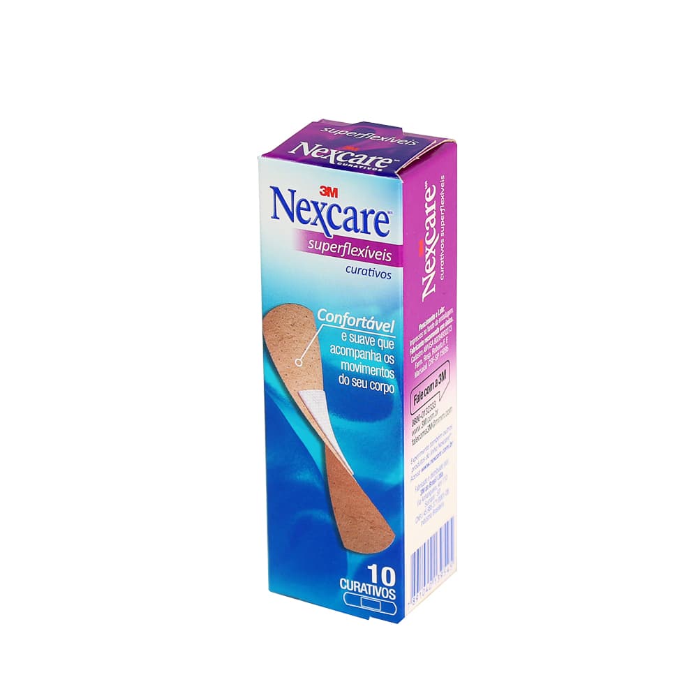 Curativos Superflexiveis Com 10 Unidades 3m Nexcare - Portal do Médico