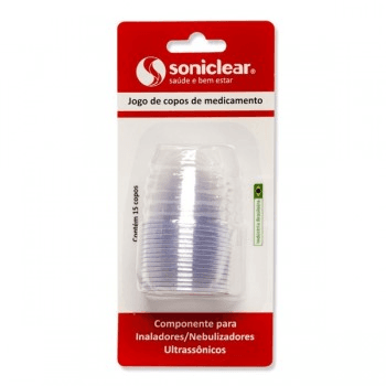Copos P/ Inalador C/15 Un Soniclear - Portal do Médico