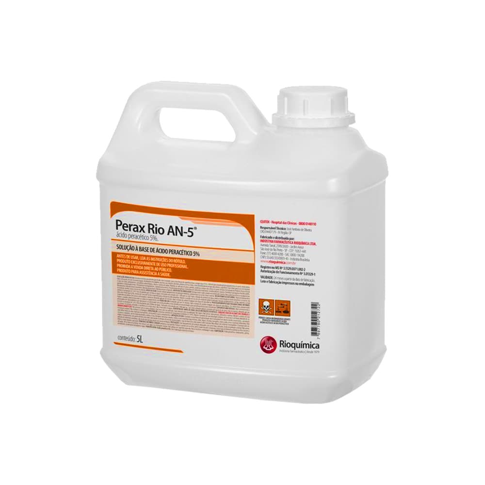 Perax Rio An-5 Ácido Peracético 5% 5000ml Rioquímica - Portal do Médico
