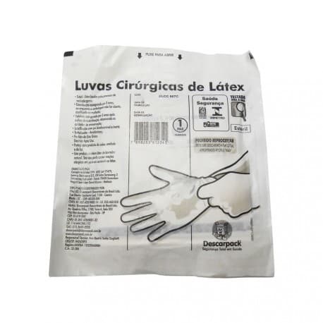 Luva Cirurgica Esteril De Latex Descarpack (6.5) - Portal do Médico