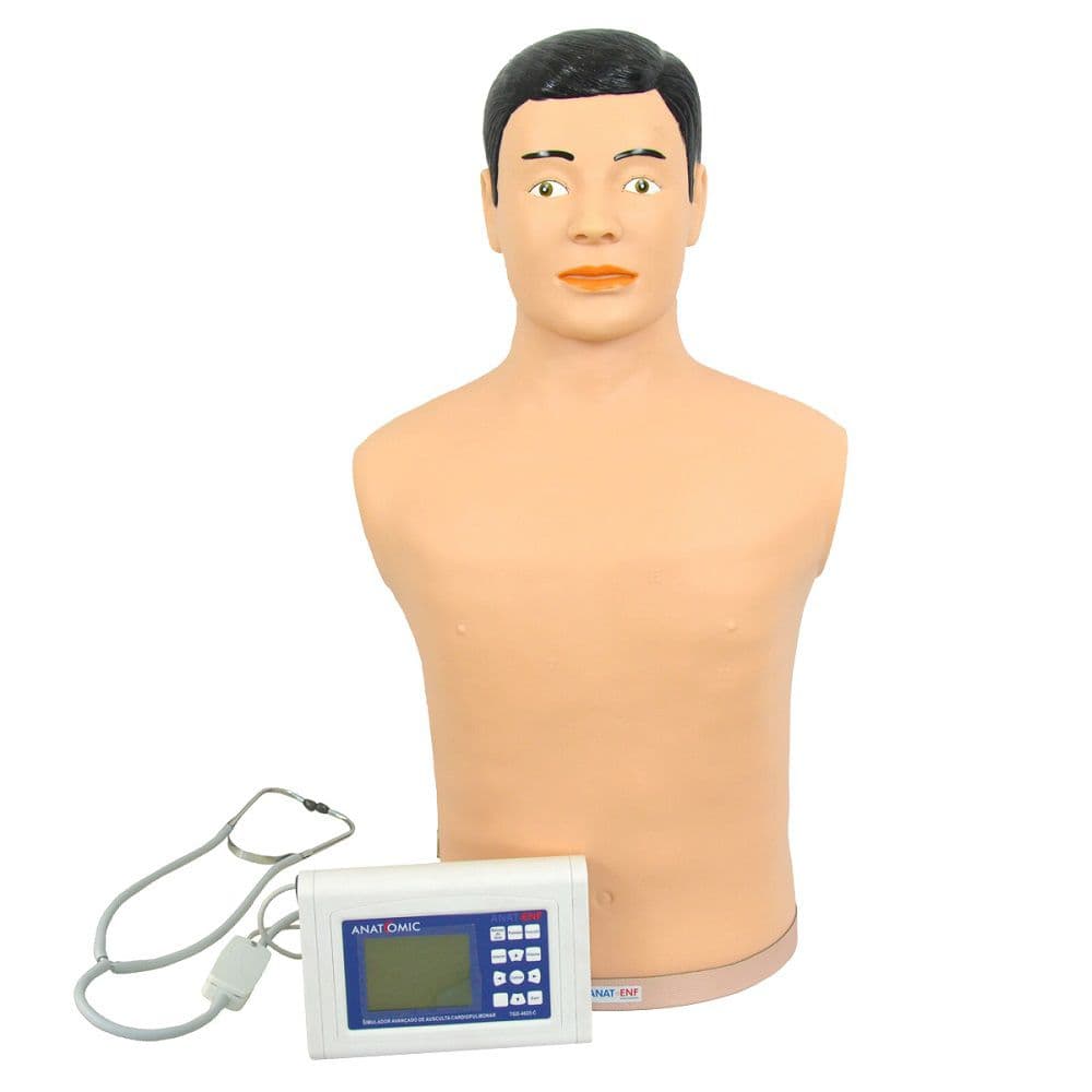 Torso Ausculta/Cardiopulmonar controle Remoto, Simulador - Portal do Médico