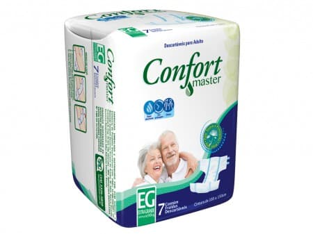 Fralda Adulto Confort Master (Eg-7-Unidades) - Portal do Médico