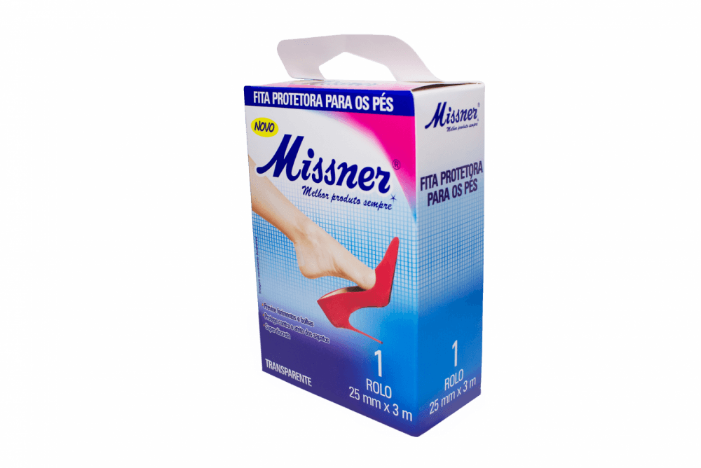 Fita Protetora Para Os Pés 25mm x 3m - Missner - Portal do Médico