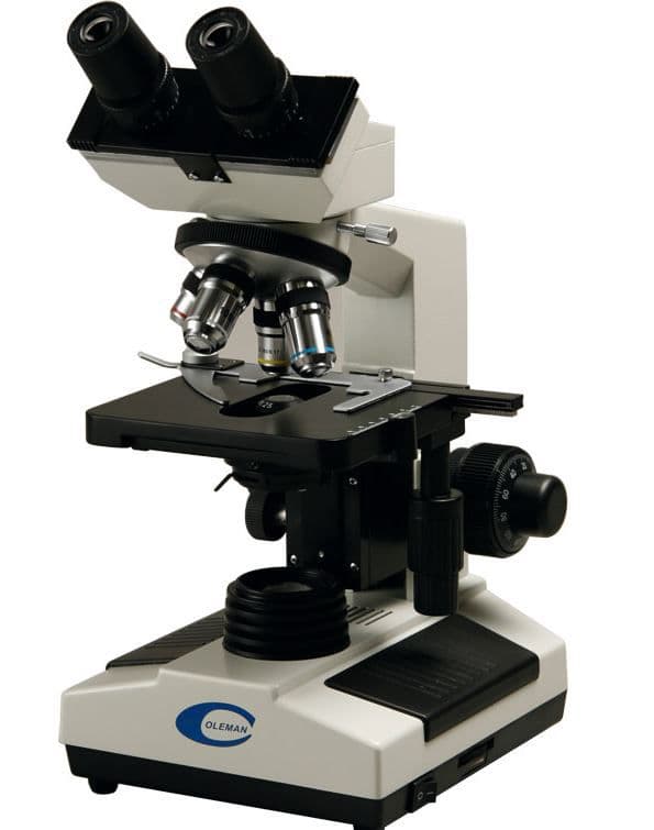 Microscópio Binocular com iluminador LED - Portal do Médico