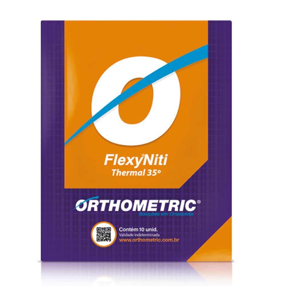 Arco Flexy Niti Thermal 35° Retangular C/10 Un Inferior (0.019x0.025) - Portal do Médico