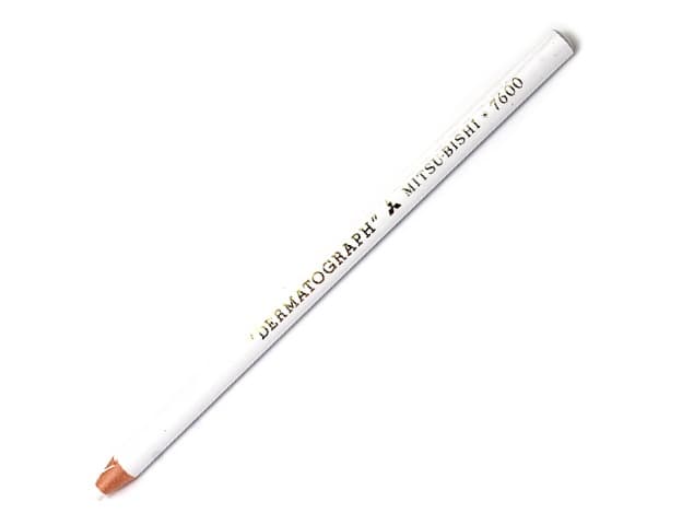 Lápis Dermatográfico Mitsu-Bishi (Branca) - Portal do Médico