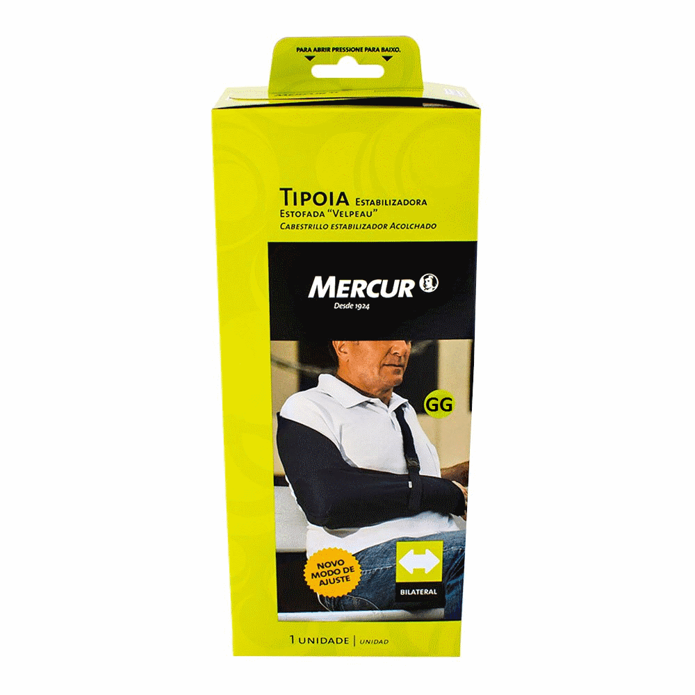 Tipoia Estofada Bilateral Mercur (Gg) - Portal do Médico
