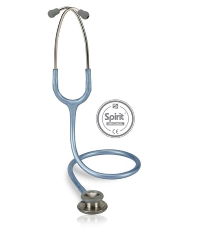 Estetoscópio Professional Neonatal Azul Claro Perolizado - Spirit - Portal do Médico