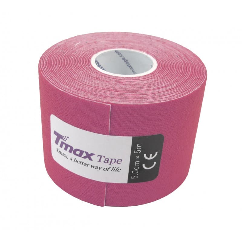 Fita De Kinesio Bandagem Adesiva Tmax 5mx5cm (Rosa) - Portal do Médico