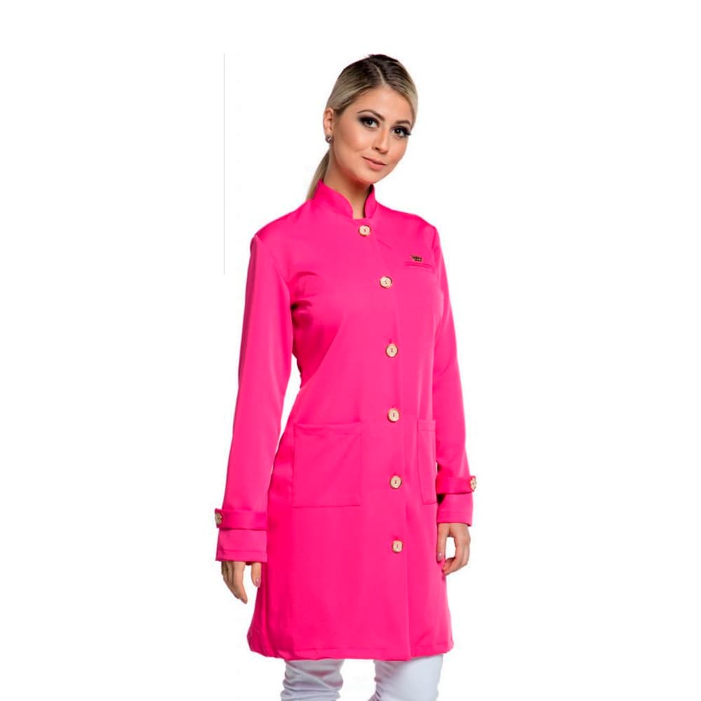 Jaleco Grã Duquesa Pink Feminino Dra Cherie (Xgg) - Portal do Médico