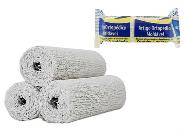Atadura Gessada Gesso Com 20 Unidades Polarfix (10cmx3m) - Portal do Médico