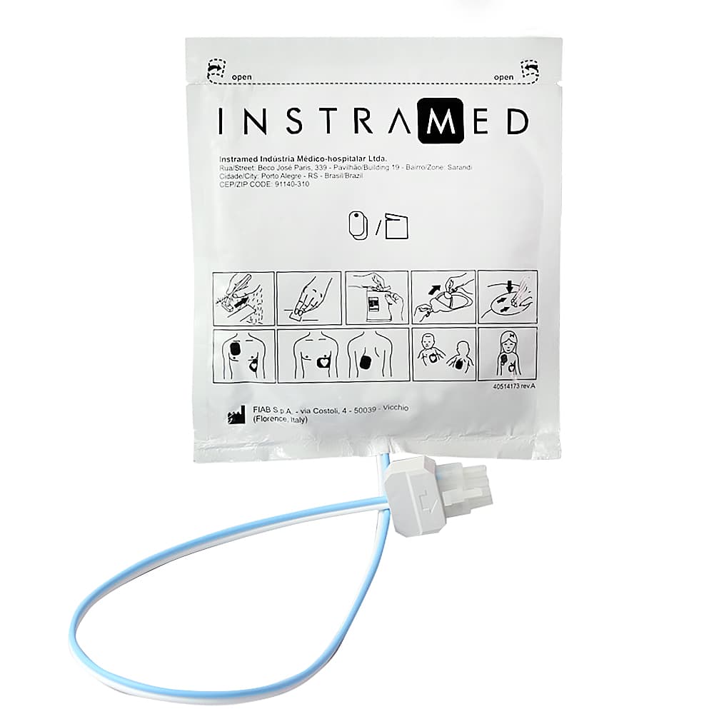 Eletrodo Pas Para Desfibrilador Dea Instramed (Infantil) - Portal do Médico