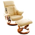 Poltrona de Design Shiatsu Creme Bivolt RM-EP781RM Relaxmedic - Portal do Médico