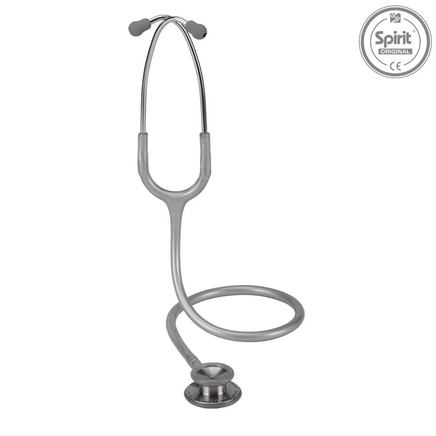 Estetoscópio Professional Adulto Cinza - Spirit - Portal do Médico