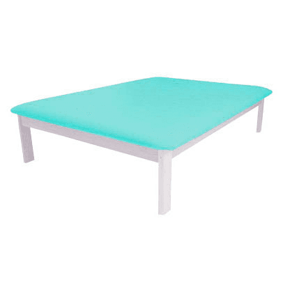Tatame Diva Tablado Courvin 190x135x44cm (Verde-Ballke) - Portal do Médico