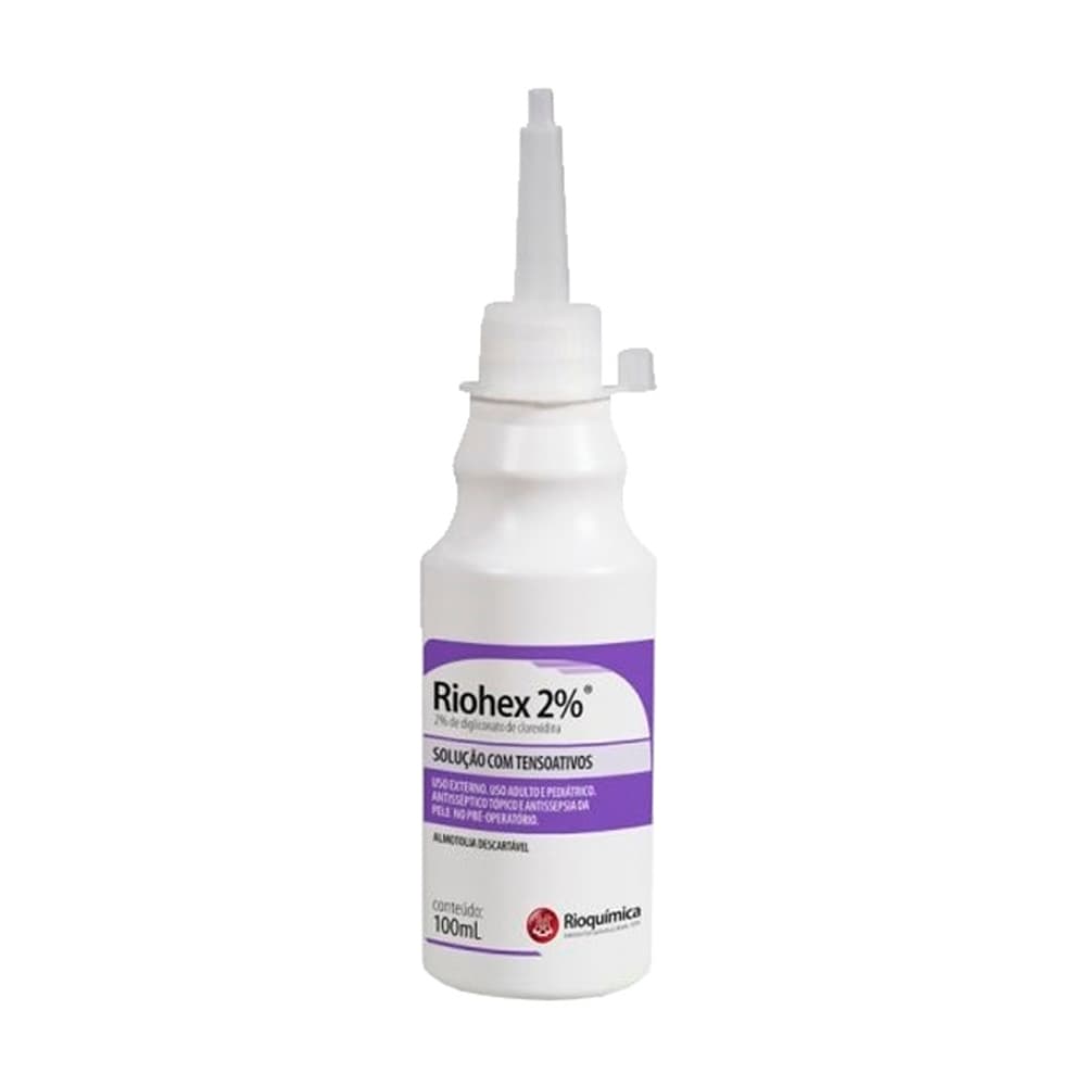 Clorexidina Degermante 2% Com Tensoativos Riohex Rioquímica (100ml) - Portal do Médico