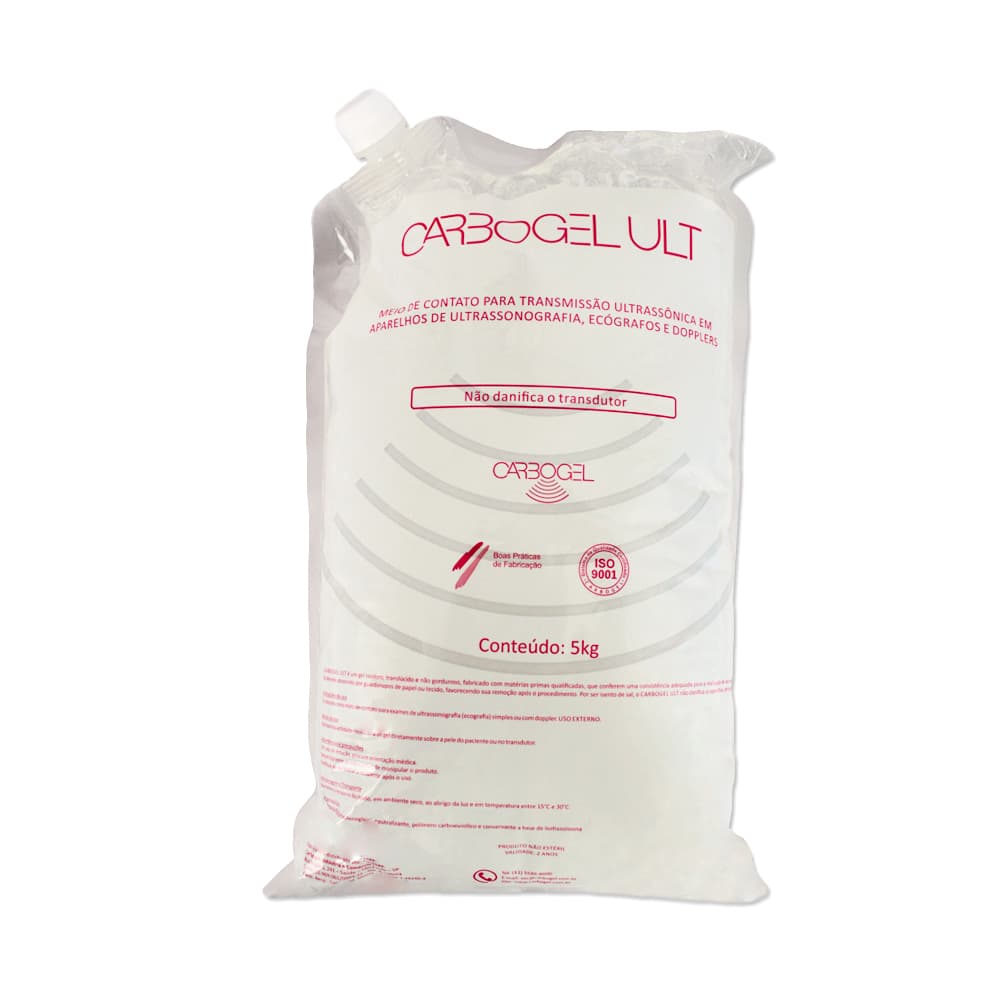 Gel Condutor Ult Ultrassom Bag 5kg Carbogel - Portal do Médico