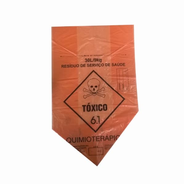 Saco Lixo Hosp. Laranja A Unidade Infectant 30l 9kg Lugi - Portal do Médico