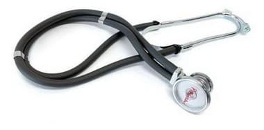 Estetoscópio Rappaport Premium Preto Imediato - Portal do Médico