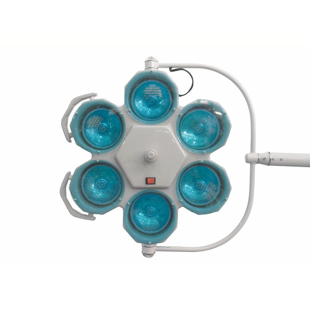 Foco De Luz Cirúrgico Teto Lâmpada 1 Braço Fl 2000 T Medpej Iluminação 180000lux/06-Bulbos - Portal do Médico