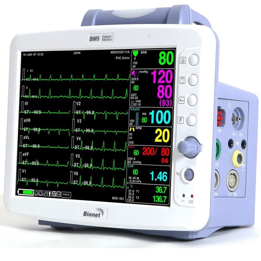 Monitor de Sinais Vitais BM5 - Bionet - Portal do Médico