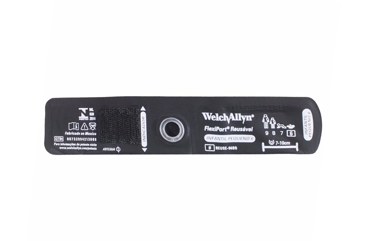 Braçadeira Infantil Peq. Reusável Flexiport 06 Welch Allyn - Portal do Médico