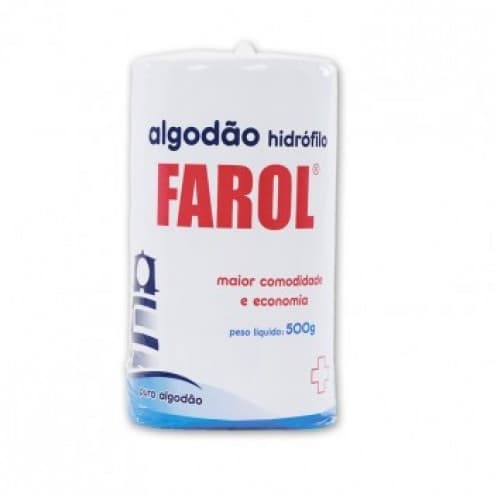 Algodão Rolo Hidrofilo 500gr Farol - Portal do Médico