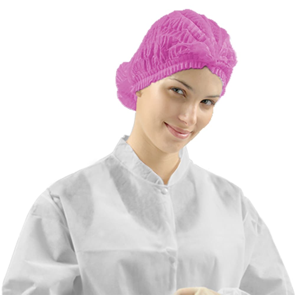 Touca Sanfonada Em Tnt Cor Rosa C/100un Protdesc - Portal do Médico