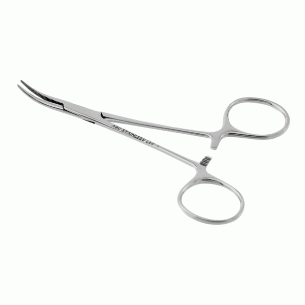 Pinca Halstead Mosquito Abc (12cm-Curva) - Portal do Médico