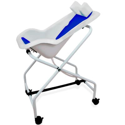 Cadeira Para Banho Em Alumínio Enxuta Infantil 40kg Vanzetti (Azul) - Portal do Médico