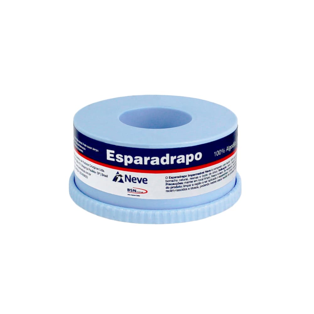 Esparadrapo Impermeável Neve (1,2cmx4,5m) - Portal do Médico