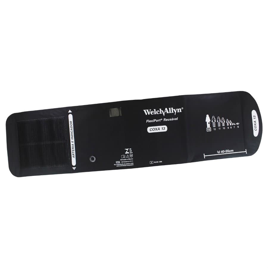 Braçadeira Coxa Reusável Flexiport 13 - Welch Allyn - Portal do Médico