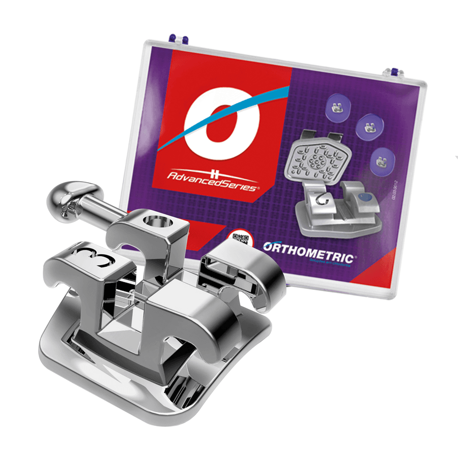 Braquete Metal Advanced Series Roth 0.022 Orthometric C/10un (U3l(23)-C/Gancho) - Portal do Médico