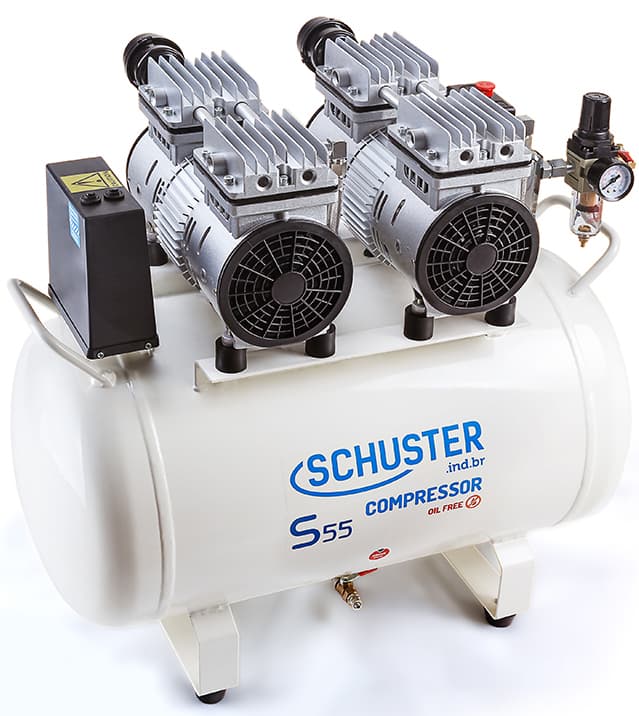 Compressor Schuster S55 2 Consultórios Sem Bomba Vácuo, 03 Consultórios Com Bomba De Vácuo - Portal do Médico