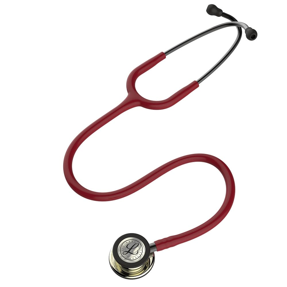 Estetoscópio Littmann Classic Iii 5864 Vinho E Champagne 3m - Portal do Médico
