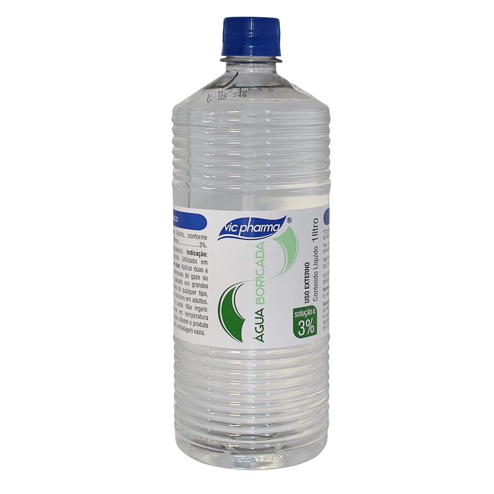 Água Boricada 1000ml Vic Pharma - Portal do Médico
