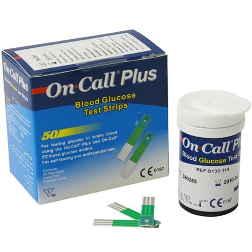 Fitas de glicemia On call c/100 - Portal do Médico