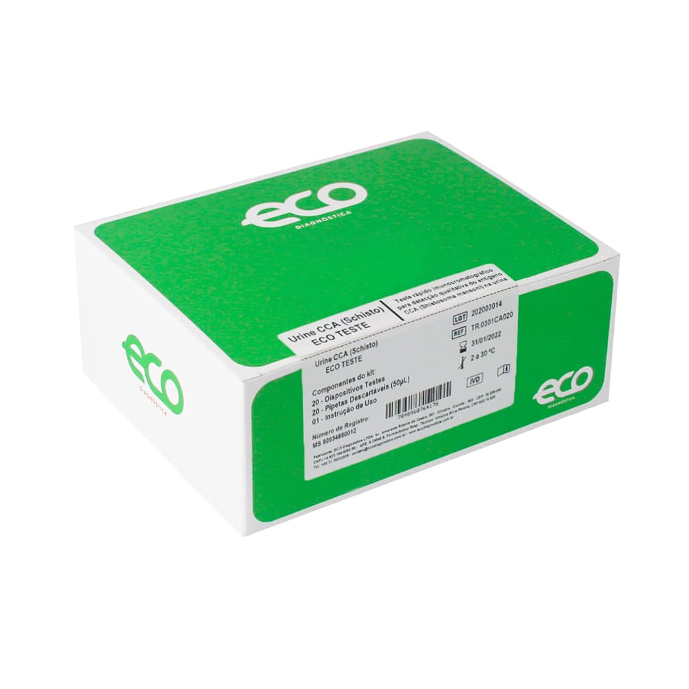 Kit Para Urine Cca (Schisto) C/20 Testes Eco Diagnóstica - Portal do Médico