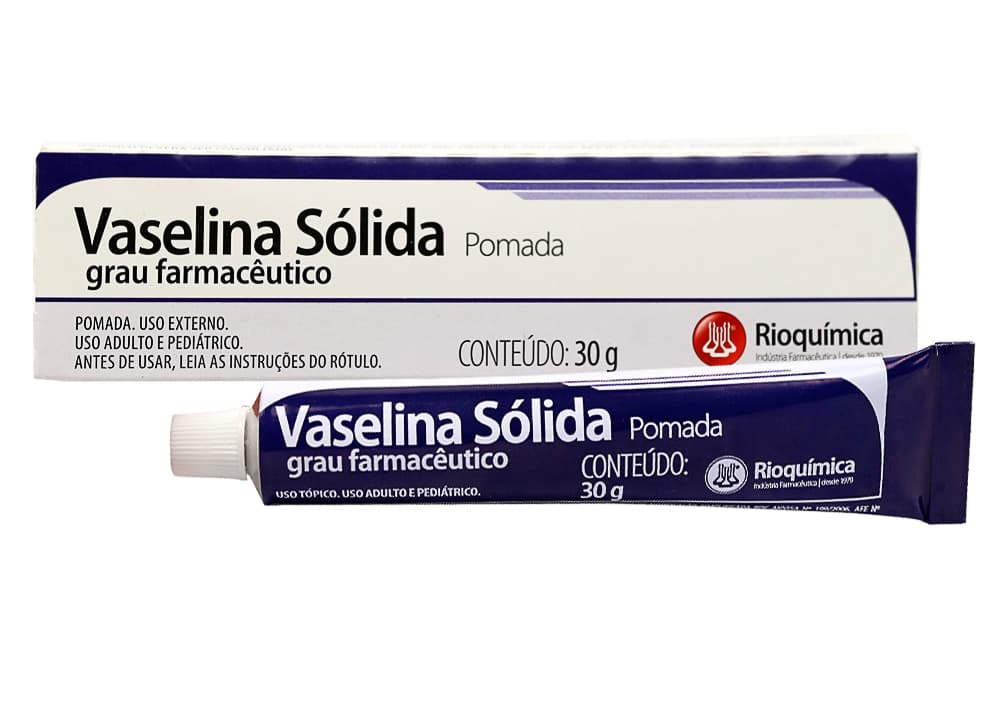 Vaselina Sólida Pomada Hidratante E Emoliente Rioquímica (30g) - Portal do Médico