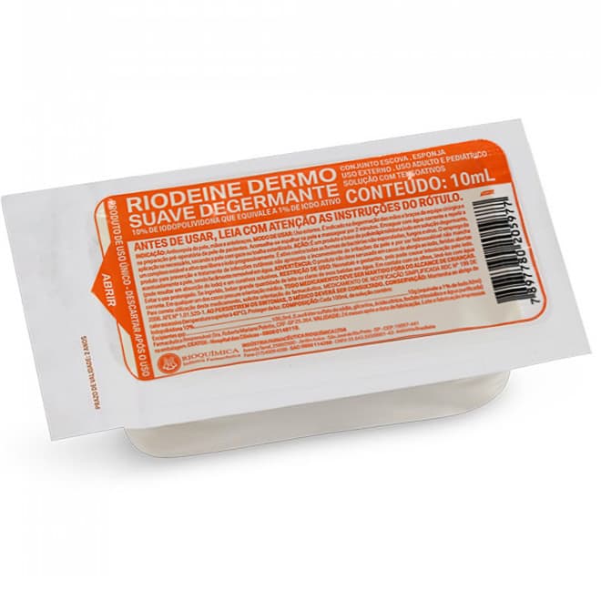 Esponja Riodeine Dermo Suave Degermante 10ml Rioquimica - Portal do Médico